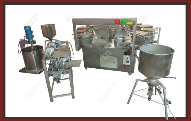 Ice Cream Cone Baking Rolling Machine For Sale